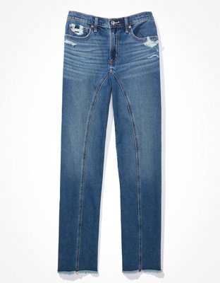 AE Straight Jean Tiro Bajo Holgado