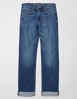 AE Ripped Low-Rise Baggy Flare Jean