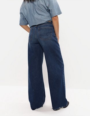 AE Dreamy Drape Super High-Waisted Baggy Wide-Leg Jean