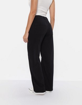 AE Dreamy Drape Stretch Super High-Waisted Baggy Wide-Leg Jean