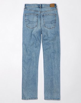 AE Strigid Super High-Waisted Baggy Straight Embellished Jean