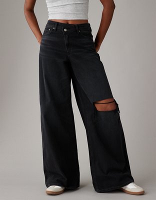 Super High-Rise Wide Leg Jean***