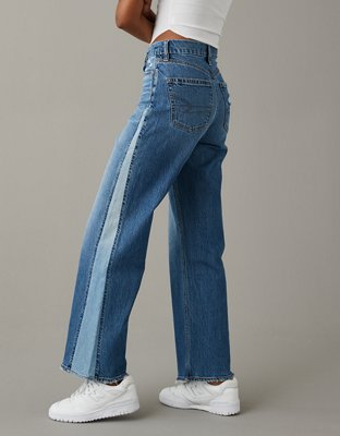 AE Real Good Repurposed Super High-Waisted Baggy Straight Jean
