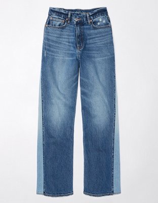 AE Real Good Repurposed Super High-Waisted Baggy Straight Jean