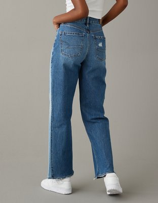 Женские джинсы American Eagle AE Real Good Repurposed Super High-Waisted Baggy Straight Jean — фото 2