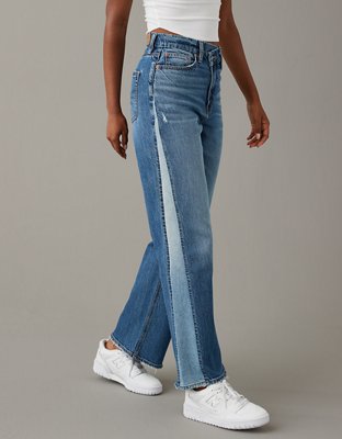 AE Real Good Repurposed Super High-Waisted Baggy Straight Jean
