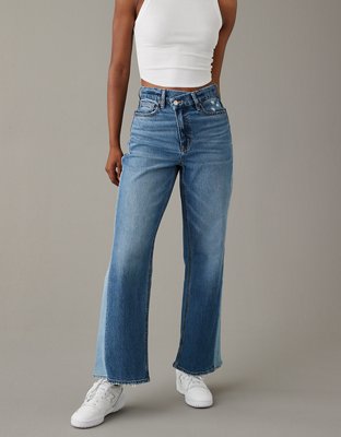 AE Real Good Repurposed Super High-Waisted Baggy Straight Jean