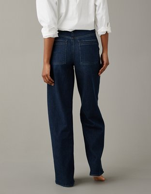 Женские джинсы American Eagle AE Dreamy Drape Stretch Super High-Waisted Baggy Wide-Leg Jean — фото 2
