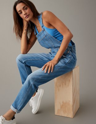 Aerie Corduroy Kick Flare Overalls