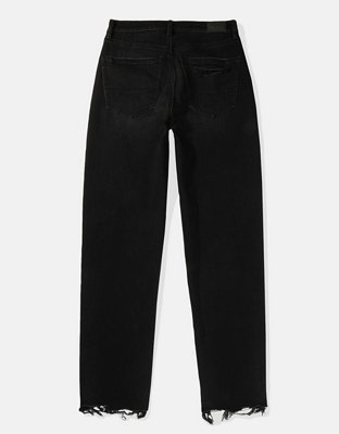 AE Strigid Ripped Super High-Waisted Baggy Straight Jean