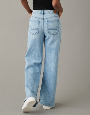 AE Dreamy Drape Super High-Waisted Baggy Wide-Leg Jean