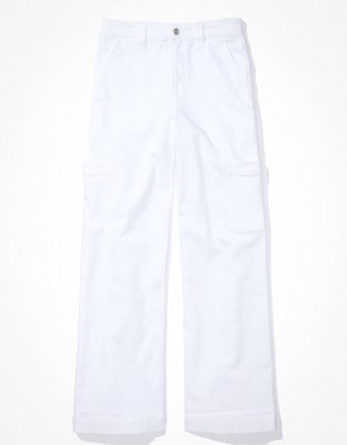 AE Stretch Super High-Waisted Cargo Baggy Wide-Leg Jean