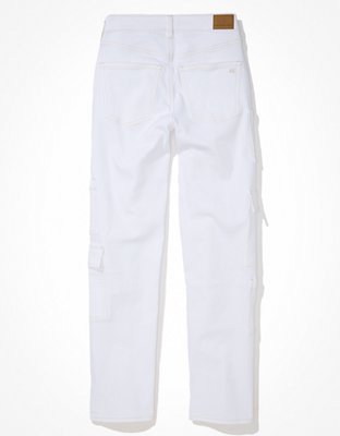 AE Stretch Super High-Waisted Baggy Straight Jean