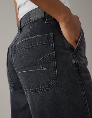 Женские джинсы American Eagle AE Super High-Waisted Baggy Wide-Leg Cargo Jean — фото 3