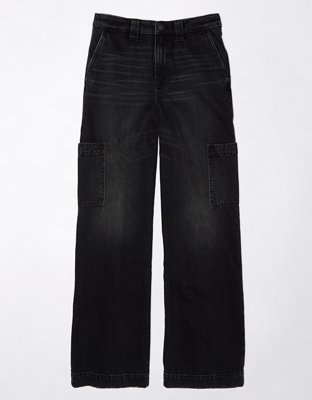 AE Ripped Super High-Waisted Baggy Wide-Leg Jean