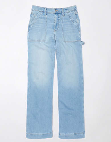 AE Dreamy Drape Stretch Ripped Super High-Waisted Baggy Wide AE Dreamy Drape Stretch Ripped Super High-Waisted Baggy Wide