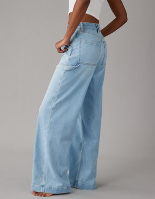 AE Dreamy Drape Low-Rise Baggy Flare Jean