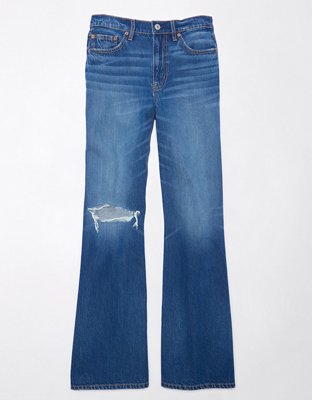AE Dreamy Drape Low-Rise Baggy Flare Jean
