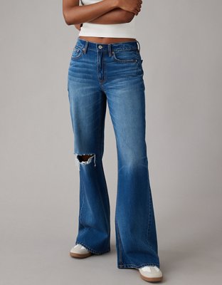 Women's Low-Rise Flare Jeans