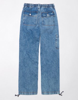 AE Super High-Waisted Cargo Denim Jogger