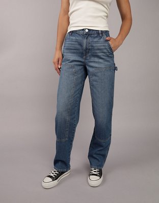 AE Strigid Super High-Waisted Baggy Straight Cargo Jean