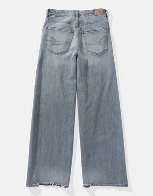 AE AE Dreamy Drape Stretch Baggy Ultra Wide-Leg Super High-Waisted Jean