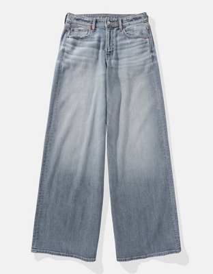 Женские джинсы American Eagle AE AE Dreamy Drape Stretch Baggy Ultra Wide-Leg Super High-Waisted Jean — фото 3