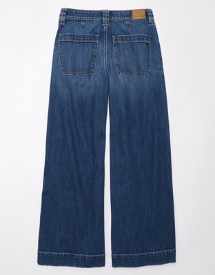 AE AE Dreamy Drape Stretch Baggy Ultra Wide-Leg Super High-Waisted Jean