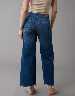 AE Strigid Super High-Waisted Baggy Wide-Leg Ankle Jean