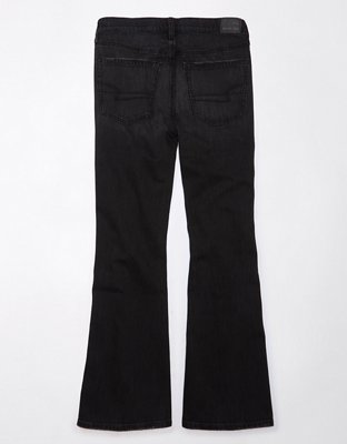 AE Strigid Low-Rise Baggy Flare Ripped Jean