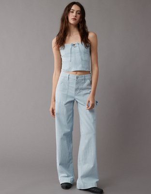 Women's Baggy Wide-Leg Overall Overalls