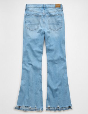 AE Strigid Low-Rise Baggy Flare Ripped Jean