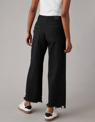 AE Strigid Super High-Waisted Baggy Wide-Leg Ankle Jean