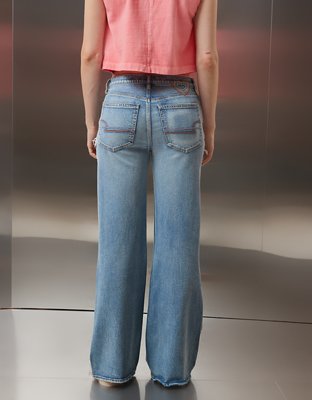 Женские джинсы American Eagle AE Pride Strigid Ripped Low-Rise Baggy Flare Jean — фото 5