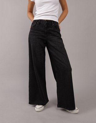 AE Stretch Super High-Waisted Ultra Wide-Leg Jean