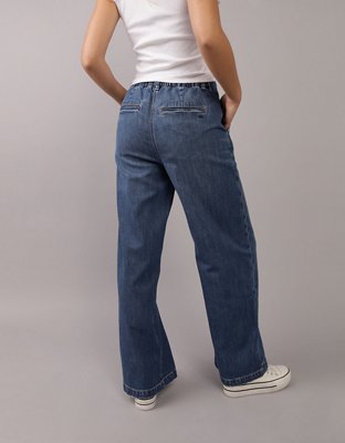 AE Dreamy Drape Jean estilo Trouser Stretch Wide-Leg Holgado Cintura Super Alta