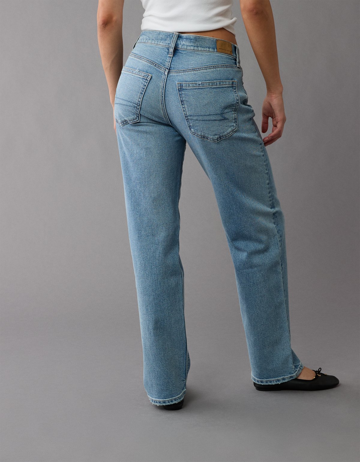 AE Strigid Low-Rise Baggy Straight Jean - image 2