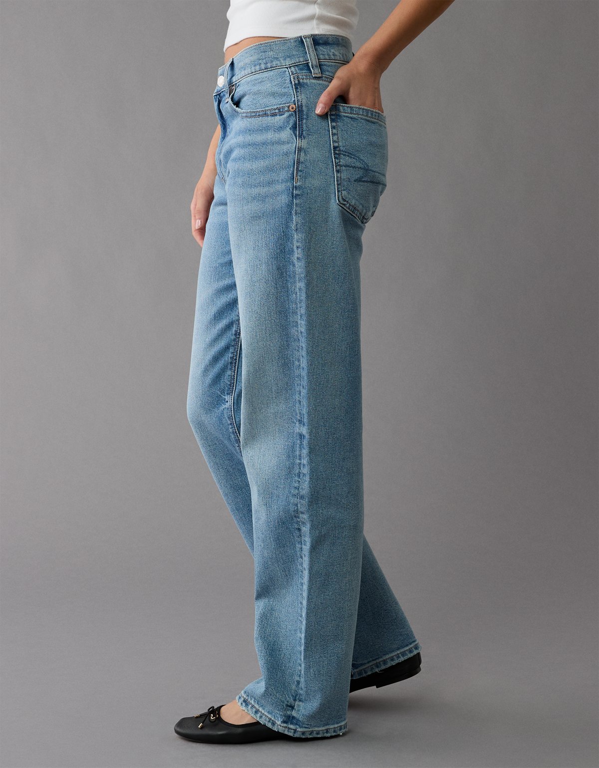 AE Strigid Low-Rise Baggy Straight Jean - image 5