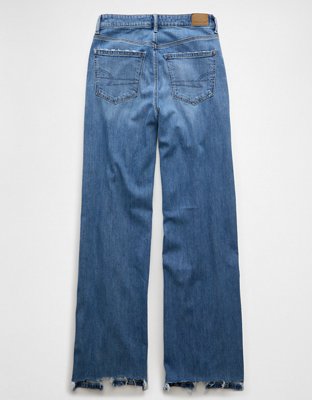 AE Dreamy Drape Stretch Super High-Waisted Baggy Wide-Leg Jean