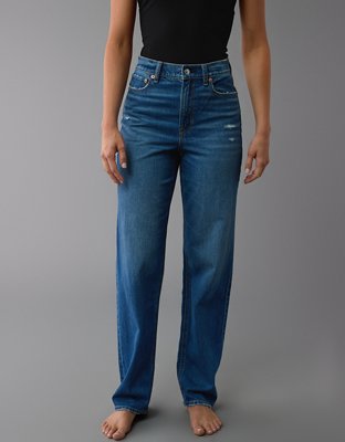 AE Strigid Super High-Waisted Baggy Straight Jean