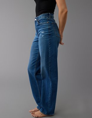 AE Strigid Super High-Waisted Baggy Straight Jean