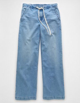 Женские джинсы American Eagle AE Dreamy Drape Cozy Low-Rise Baggy Wide-Leg Jean — фото 3