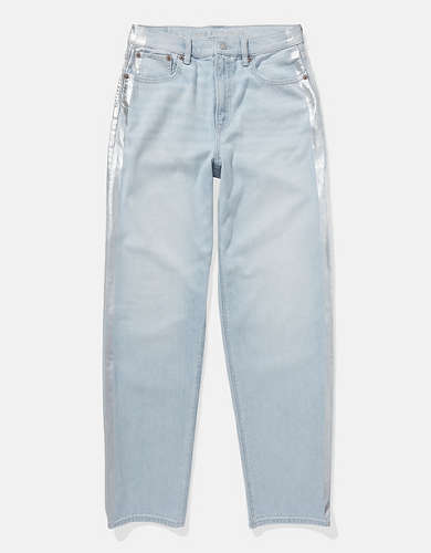 AE Strigid Super High-Waisted Baggy Straight Embellished Jean AE Strigid Super High-Waisted Baggy Straight Embellished Jean