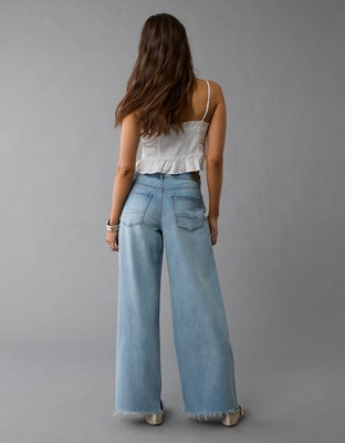 AE Strigid Super High-Waisted Ultra Wide-Leg Jean