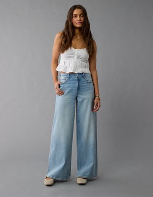 AE Strigid Super High-Waisted Ultra Wide-Leg Jean