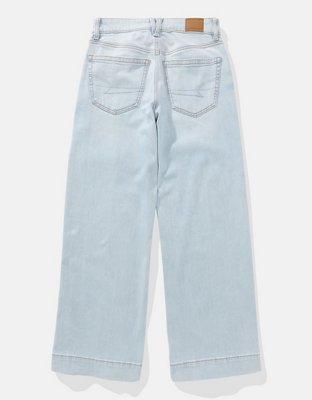 AE Dreamy Drapey Stretch Super High-Waisted Baggy Wide-Leg Jean