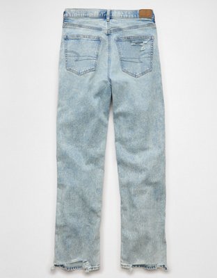 AE Strigid Ripped Super High-Waisted Baggy Straight Jean