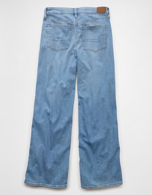AE Dreamy Drape Stretch Ripped Low-Rise Baggy Wide-Leg Jean