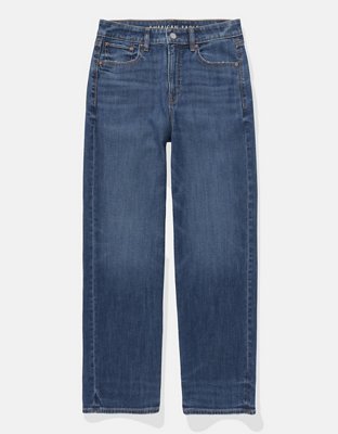 AE Dreamy Drapey Stretch Super High-Waisted Baggy Wide-Leg Jean