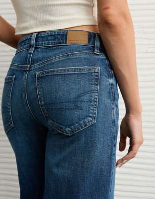 AE Dreamy Drapey Stretch Super High-Waisted Baggy Wide-Leg Jean